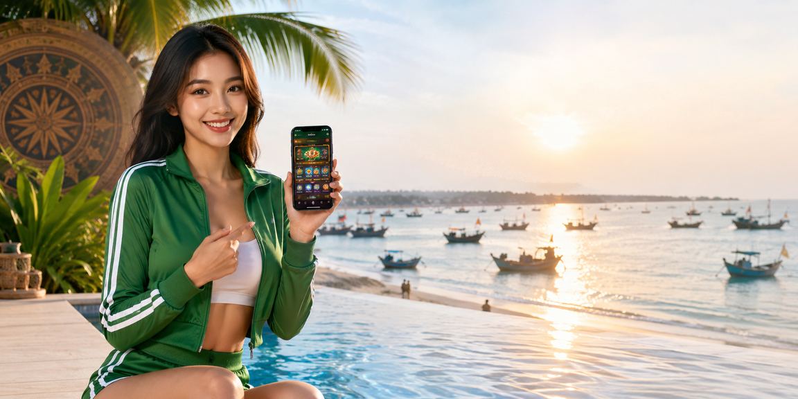 Người dùng mới đăng ký nhận thưởng chào mừng tại bãi biển Mũi Né