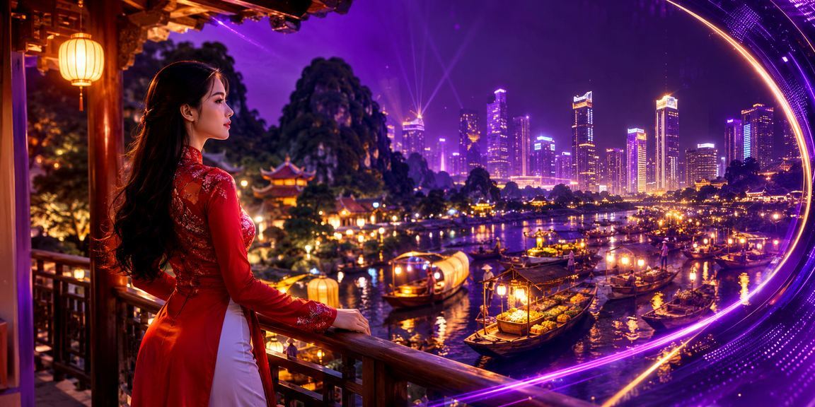 Phụ nữ mặc áo dài tại Ninh Bình tìm hiểu thông tin nạp tiền và nhận thưởng trực tuyến